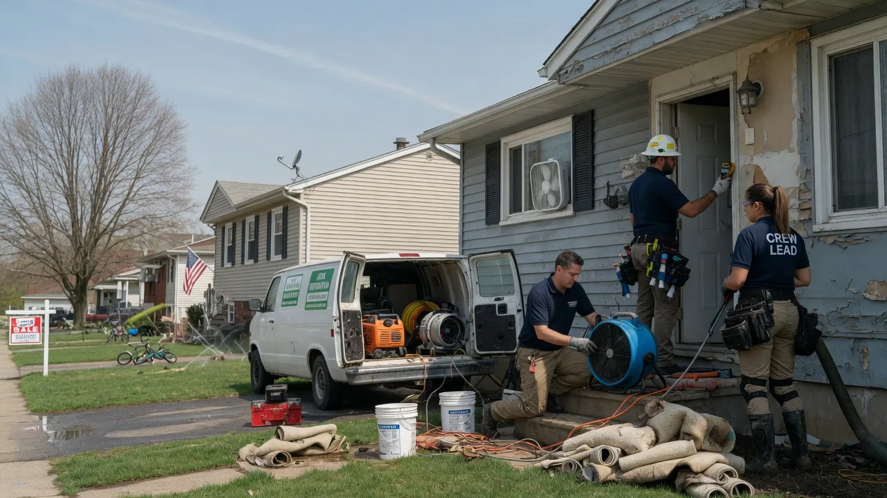 Flood Cleanup in Eddyville, IA near me